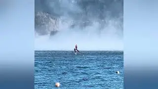 Freezing fog session lake Walchensee