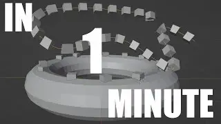 How to create an array in 1 Minute in Blender Tutorial