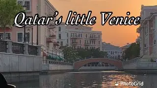 QANAT QUARTIER / Exploring by water taxi /Qatar's little Venice/ THE PEARL QATAR