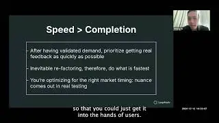 Picking speed over completeness for product building in the early days