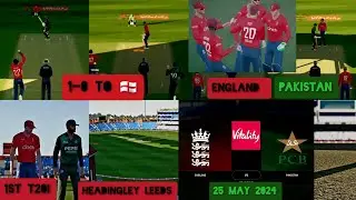 1st T20i England vs Pakistan Highlights Toss at Headingley Leeds Cricket 24