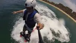 Tony goes flyboarding with Cabo Flyboard!