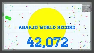 AGAR.IO WORLD RECORD 42,072!!!!