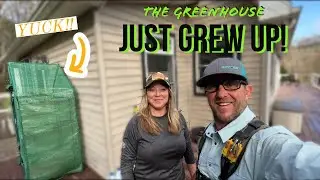 The Greenhouse&hellip;.JUST GREW UP! DIY greenhouse upgrade