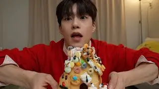 ASMR 과자집 만들기 🍪🎄 (폭망ver)