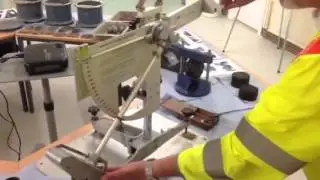 Portable skid resistance pendulum test