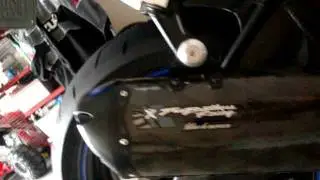 2009 GSXR 750 WITH  TWO BROTHERS RACING P1 TIP (SILENCER)