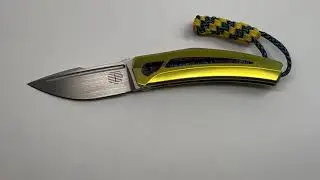 Tashi Bharucha Krypton with Timascus Inlay and custom Anodized by Jeff Perkins of JD Cutlery.