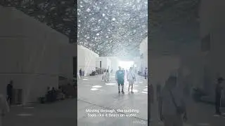 Where art, architecture, and the sea meet. The Louvre Abu Dhabi is ✨✨✨ #architecture  #travel #uae