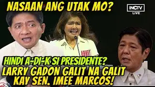 LARRY GADON PINAGALITAN SI SENATOR IMEE‼️