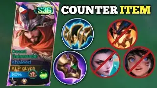 KHALEED COUNTERED ATTACK SPEED HEROES WITH THIS NEW ITEM | MOBILE LEGENDS