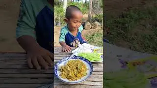 Tomato salad with egg រសជាតិឆ្ងាញ់