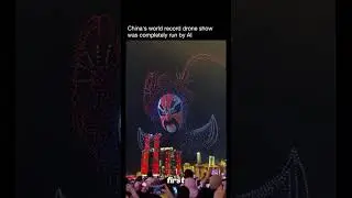 China drone show world record