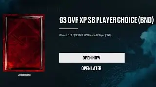NHL 25 XP 93 OVR XP S8 Player Choice Pack opening (PS5) #nhl25hut #nhl25 #nhl
