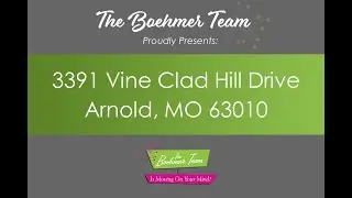 SOLD! New Construction/ 3391 Vine Clad Hill Drive, Arnold, MO 63010/ By The Boehmer Team!