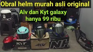 obral helm murah,,, kyt galaxy dan alv hanya 99 ribu