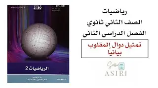 تمثيل دوال المقلوب بيانيًا ثاني ثانوي الفصل الدراسي الثاني