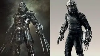 Every time Shredder talks in TMNT 2014 and Out of the Shadows