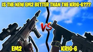 Is the *NEW* EM2 BETTER than the KRIG-6 after SEASON 5 UPDATE??? (EM2 vs Krig-6 Warzone Comparison)