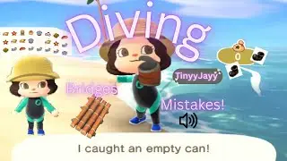 Diving, Mistakes, Bridges and Plots  Episode 2 - Animal Crossing: New Horizons