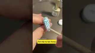 Nail loang bọt biển si&ecirc;u đẹp, kh&ocirc;ng cần kỹ thuật nhiều #gel #loang #bien #nails #design #phukiennail