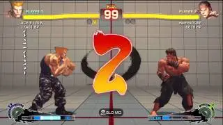 ACE・EIRIN [Guile] vs mentos1986 [Ryu] SSF4 Japanese Online Ranked Matches - TRUE-HD