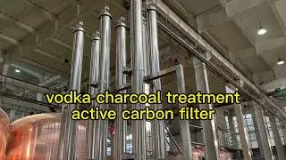 Vodka charcoal treatment/active carbon filter