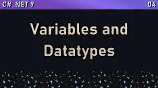 What are Variables & Datatypes in Programming | .NET C# Series