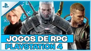 OS 40 MELHORES JOGOS DE RPG PARA PS4 || JOGOS DE PS4