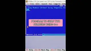 Program to Swap Two Numbers Using C++ | C++ | #Shorts