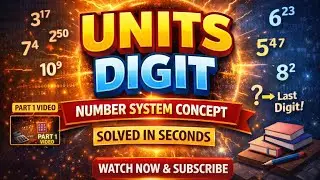 Units Digit Concept You Must Know | UPSC CSAT Number System #CSAT #upsc #numbersystem