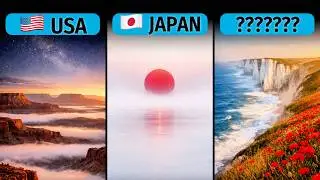 Real World Flag Twins | 50 Nature Scenes That Match