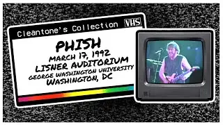 Phish 3/17/92 Lisner Auditorium - Washington, DC (Master VHS + B&K 4011 / 1080p60)
