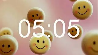 10 Minute Countdown Timer 😊 Smiley Faces Background | Study • Calm Down & Focus • Focus