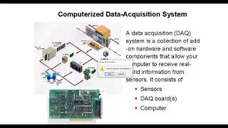 Data Acquisition system - Lec.10 - computerized DAQ system