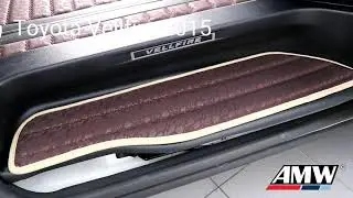 TOYOTA VELLFIRE - CUSTOMIZED CAR MAT BY AMW