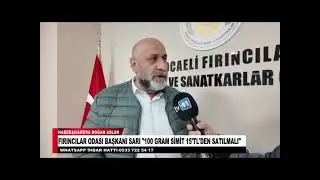 FIRINCILAR ODASI BAŞKANI SARI 100 GRAM SİMİT 15'TL'DEN SATILMALI