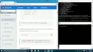 Angular2 QuickStart in Windows.