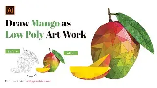 Creating a Low Poly Mango: Step-by-Step Tutorial for Unique Artwork | WebGraphiz