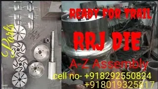 How to install pvc RRJ coupling making die assembly//PVC Pipe Online Socket Making Machine//