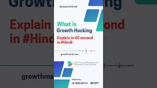 How to Become a Growth Hacker | 3 Viral Tips in #Hindi #growthhacking #growthtips
