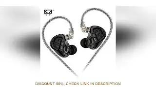 KZ ZAR-h&iacute;brido Driver In-Ear Monitor, 1DD + 7BA fone de ouvido, 2Pin Wired Headphone, m&uacute;sica, DJ Hea