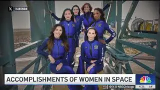 Celebrities fly into SPACE on all-female Blue Origin flight