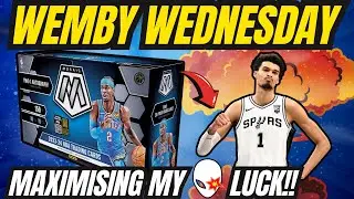 FIRST PACK MAGIC 🤯 - 2023-24 Panini Mosaic Basketball Hobby Box - Wemby Wednesday 👽