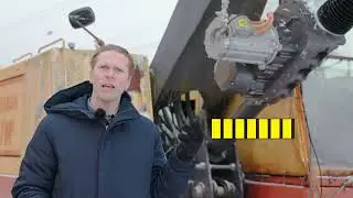 Electromechanical boom actuator - 14 ton excavator