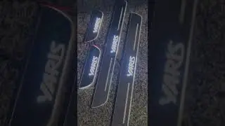 Demo Test Running Door Sill plates For Toyota Yaris #shorts #viral #shortsvideo #toyota