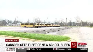 Gadsden gets fleet of new school buses