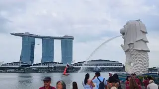 Part-2 Marina bay sands skypark &Merlion🌺🌺🌺