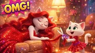 Naughty Kitten Cuts Mom Cat&rsquo;s Hair to Buy a Teddy Bear  🐾✂️🧸 - Cat Meow Meow Hapy