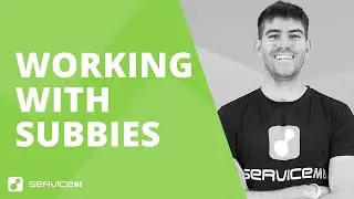 How does ServiceM8 work with subcontractors?